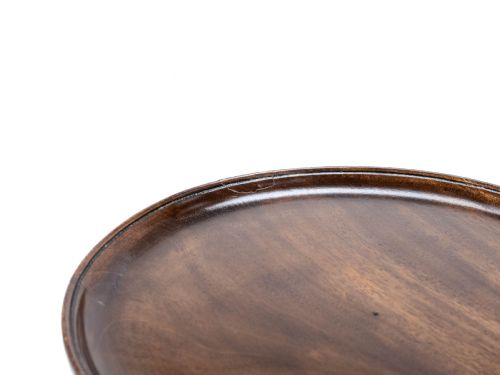 18TH CENTURY GEORGIAN MAHOGANY TRIPOD DISH TOP KETTLE STAND OR WINE TABLE GEORGE III SIDE OCCASIONAL SMALL - ADDITIONAL PHOTO 19