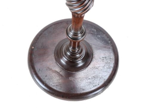 18TH CENTURY GEORGIAN MAHOGANY TRIPOD DISH TOP KETTLE STAND OR WINE TABLE GEORGE III SIDE OCCASIONAL SMALL - ADDITIONAL PHOTO 22