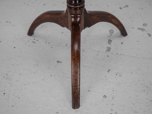 GEORGIAN MAHOGANY TRIPOD TILTTOP SIDE TABLE LATE 18TH CENTURY RECTANGULAR WINE OCCASIONAL - ADDITIONAL PHOTO 12
