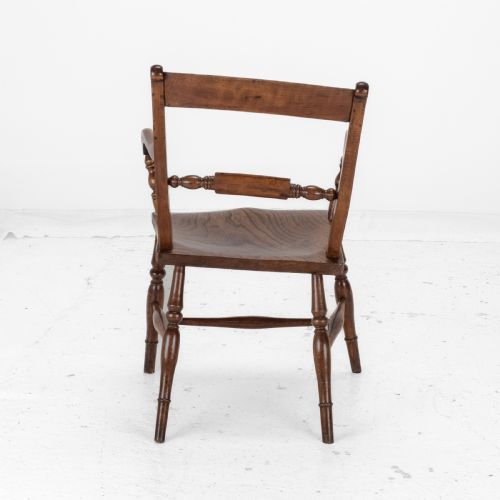 LATE 19TH CENTURY SET OF 6 ELM ASH BEECH WINDSOR FARMHOUSE KITCHEN DINING CHAIRS CARVER VICTORIAN COUNTRY - ADDITIONAL PHOTO 9