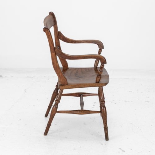 LATE 19TH CENTURY SET OF 6 ELM ASH BEECH WINDSOR FARMHOUSE KITCHEN DINING CHAIRS CARVER VICTORIAN COUNTRY - ADDITIONAL PHOTO 10