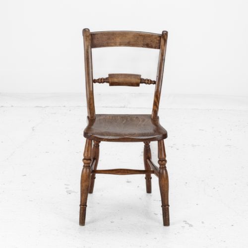 LATE 19TH CENTURY SET OF 6 ELM ASH BEECH WINDSOR FARMHOUSE KITCHEN DINING CHAIRS CARVER VICTORIAN COUNTRY - ADDITIONAL PHOTO 12