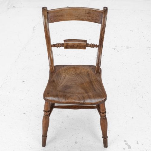 LATE 19TH CENTURY SET OF 6 ELM ASH BEECH WINDSOR FARMHOUSE KITCHEN DINING CHAIRS CARVER VICTORIAN COUNTRY - ADDITIONAL PHOTO 16
