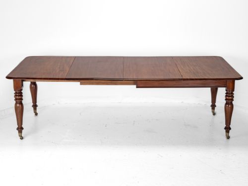 EARLY 19TH CENTURY MAHOGANY EXTENDING 8FT 10 SEATER DINING TABLE CIRCA 1830 PULLOUT GEORGIAN GEORGE IV WILLIAM IV REGENCY - ADDITIONAL PHOTO 5