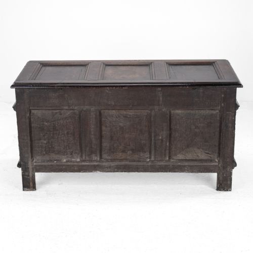 ELIZABETHAN LATE 16TH CENTURY HEAVILY CARVED OAK COFFER CIRCA 1590 TUDOR CHEST KIST TRUNK - ADDITIONAL PHOTO 4