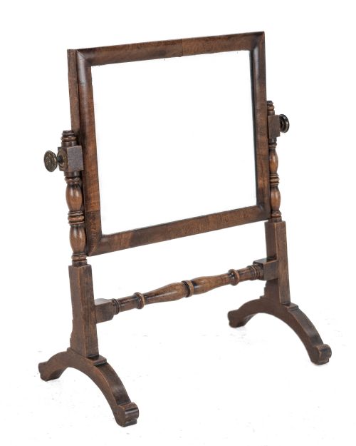 georgian mahogany dressing toilet mirror c1800 george iii swinglock tilting vanity mirror - CATEGORY: ANTIQUE MIRRORS - DATED GEORGIAN