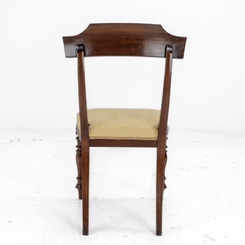 VICTORIAN SET OF SIX MAHOGANY BAR BACK DINING CHAIRS WITH UPHOLSTERED SEATS CIRCA 1870 19TH CENTURY - ADDITIONAL PHOTO 19