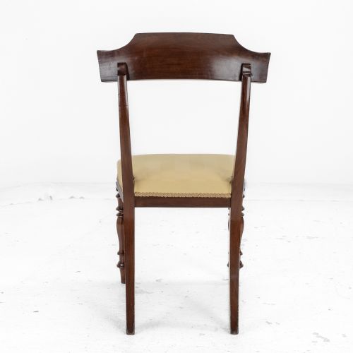 VICTORIAN SET OF SIX MAHOGANY BAR BACK DINING CHAIRS WITH UPHOLSTERED SEATS CIRCA 1870 19TH CENTURY - ADDITIONAL PHOTO 23