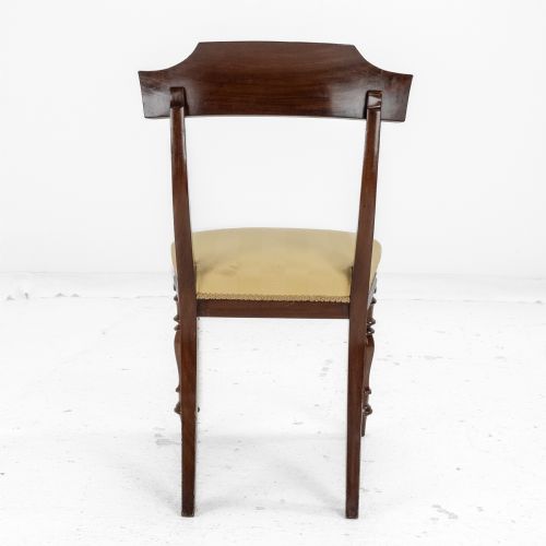 VICTORIAN SET OF SIX MAHOGANY BAR BACK DINING CHAIRS WITH UPHOLSTERED SEATS CIRCA 1870 19TH CENTURY - ADDITIONAL PHOTO 27