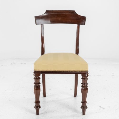 VICTORIAN SET OF SIX MAHOGANY BAR BACK DINING CHAIRS WITH UPHOLSTERED SEATS CIRCA 1870 19TH CENTURY - ADDITIONAL PHOTO 29