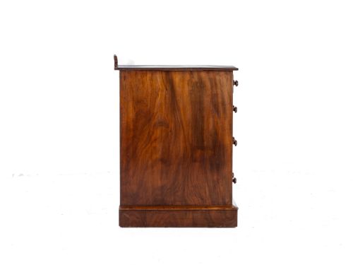 19TH CENTURY VICTORIAN MAHOGANY KNEEHOLE DESK CIRCA 1870 - ADDITIONAL PHOTO 6