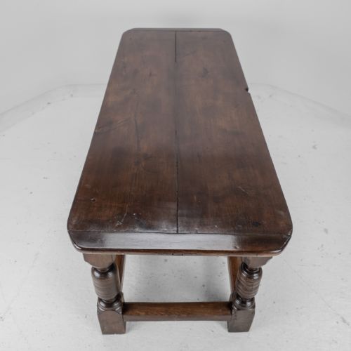 17TH CENTURY AND LATER OAK REFECTORY DINING TABLE CAROLEAN JACOBEAN STYLE COUNTRY FARMHOUSE KITCHEN 18TH CENTURY ELEMENTS - ADDITIONAL PHOTO 12