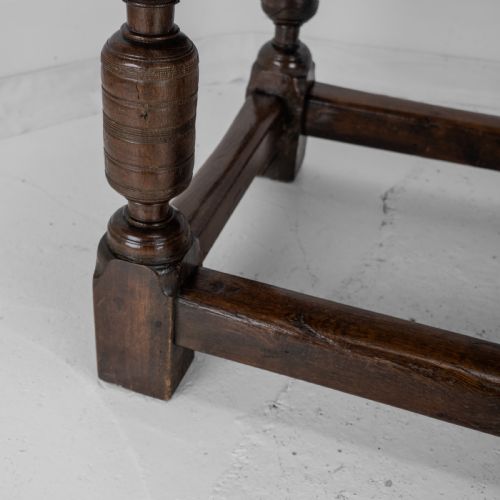 17TH CENTURY AND LATER OAK REFECTORY DINING TABLE CAROLEAN JACOBEAN STYLE COUNTRY FARMHOUSE KITCHEN 18TH CENTURY ELEMENTS - ADDITIONAL PHOTO 22
