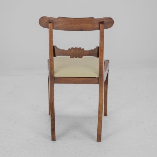 SET OF SIX REGENCY MAHOGANY BAR BACK DINING CHAIRS WITH SABRE LEGS CIRCA 1820 GEORGE IIIIV - ADDITIONAL PHOTO 12