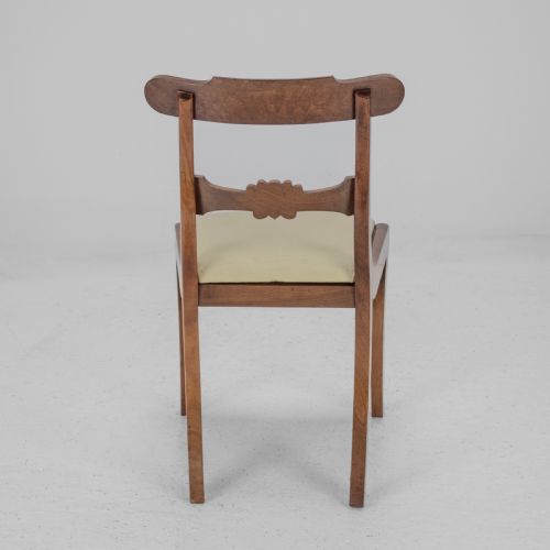 SET OF SIX REGENCY MAHOGANY BAR BACK DINING CHAIRS WITH SABRE LEGS CIRCA 1820 GEORGE IIIIV - ADDITIONAL PHOTO 17