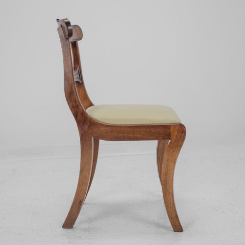SET OF SIX REGENCY MAHOGANY BAR BACK DINING CHAIRS WITH SABRE LEGS CIRCA 1820 GEORGE IIIIV - ADDITIONAL PHOTO 22