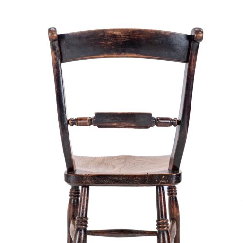 LATE 19TH CENTURY ELM ASH BEECH WINDSOR FARMHOUSE COUNTRY KITCHEN DINING CHAIR VICTORIAN - ADDITIONAL PHOTO 13