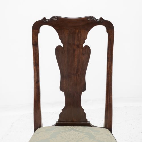 EDWARDIAN QUEEN ANNE STYLE SET OF 8 CARVED MAHOGANY DINING CHAIRS WITH CARVERS BY WARING GILLOW CIRCA 1905 GEORGIAN GEORGE I ARMCHAIR ELBOW CHAIRS - ADDITIONAL PHOTO 24