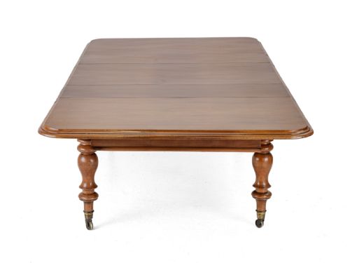 LARGE EARLY VICTORIAN 9FT MAHOGANY PULLOUT EXTENDING DINING TABLE CIRCA 1850 SEATS 10 TO 12 MID 19TH CENTURY - ADDITIONAL PHOTO 15