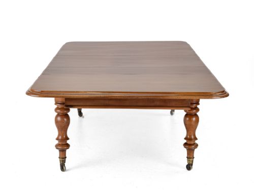 LARGE EARLY VICTORIAN 9FT MAHOGANY PULLOUT EXTENDING DINING TABLE CIRCA 1850 SEATS 10 TO 12 MID 19TH CENTURY - ADDITIONAL PHOTO 16