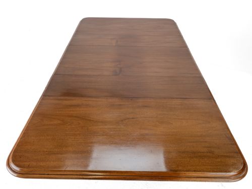 LARGE EARLY VICTORIAN 9FT MAHOGANY PULLOUT EXTENDING DINING TABLE CIRCA 1850 SEATS 10 TO 12 MID 19TH CENTURY - ADDITIONAL PHOTO 18
