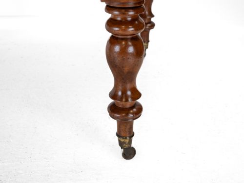 LARGE EARLY VICTORIAN 9FT MAHOGANY PULLOUT EXTENDING DINING TABLE CIRCA 1850 SEATS 10 TO 12 MID 19TH CENTURY - ADDITIONAL PHOTO 22