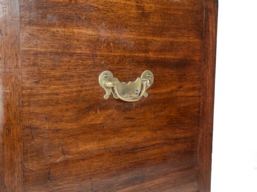 GEORGIAN MAHOGANY AND BOXWOOD INLAID GENTLEMANS WASHSTAND LATE 18TH CENTURY GEORGE III FOLDING TOP MIRROR TAMBOUR CABINET COMMODE - ADDITIONAL PHOTO 20
