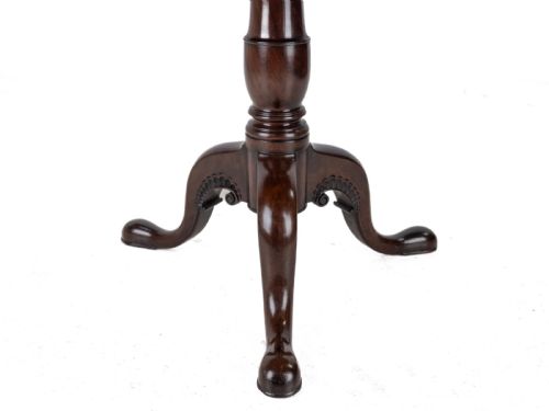 FINE IRISH GEORGE II CARVED MAHOGANY TRIPOD TILTTOP SUPPER TABLE CIRCA 1750 18TH CENTURY GEORGIAN OCCASIONAL TABLE - ADDITIONAL PHOTO 10