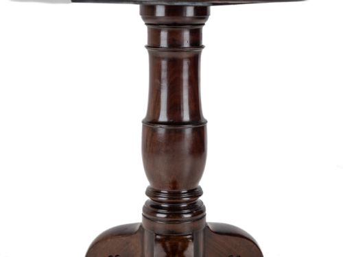 FINE IRISH GEORGE II CARVED MAHOGANY TRIPOD TILTTOP SUPPER TABLE CIRCA 1750 18TH CENTURY GEORGIAN OCCASIONAL TABLE - ADDITIONAL PHOTO 15