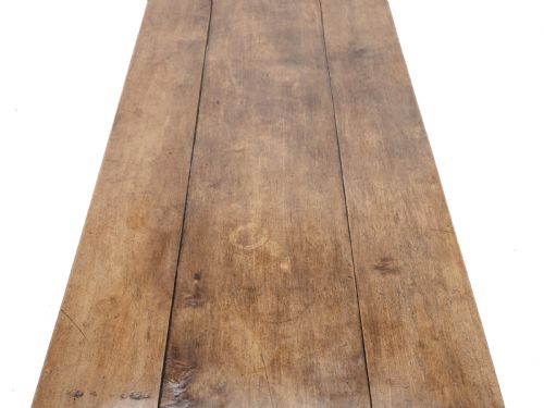 LARGE EARLY 19TH CENTURY FRENCH FARMHOUSE REFECTORY DINING TABLE PEAR WOOD ELM 10 SEATER 8 FT LONG RUSTIC COUNTRY KITCHEN - ADDITIONAL PHOTO 8