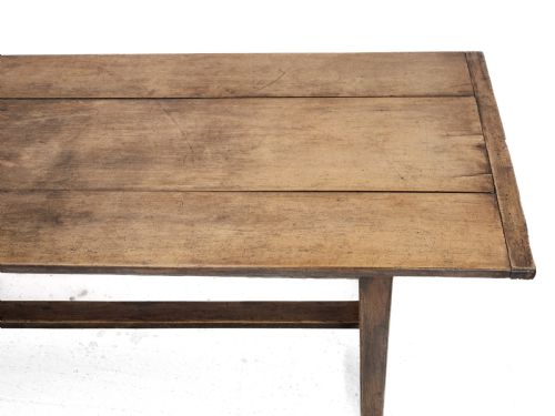 LARGE EARLY 19TH CENTURY FRENCH FARMHOUSE REFECTORY DINING TABLE PEAR WOOD ELM 10 SEATER 8 FT LONG RUSTIC COUNTRY KITCHEN - ADDITIONAL PHOTO 18