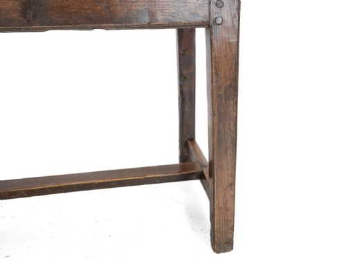 LARGE EARLY 19TH CENTURY FRENCH FARMHOUSE REFECTORY DINING TABLE PEAR WOOD ELM 10 SEATER 8 FT LONG RUSTIC COUNTRY KITCHEN - ADDITIONAL PHOTO 22