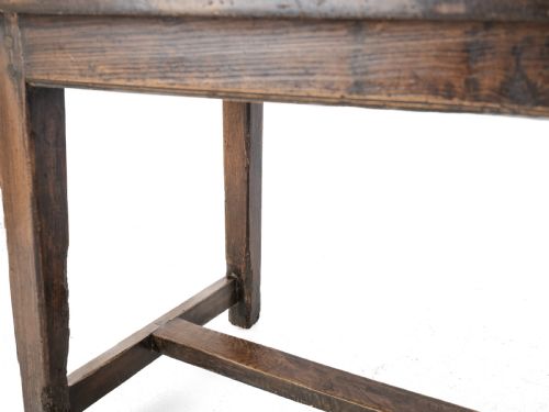 LARGE EARLY 19TH CENTURY FRENCH FARMHOUSE REFECTORY DINING TABLE PEAR WOOD ELM 10 SEATER 8 FT LONG RUSTIC COUNTRY KITCHEN - ADDITIONAL PHOTO 26