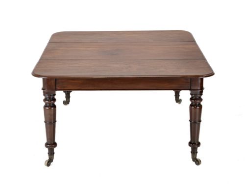 REGENCY GEORGE IV MAHOGANY PULLOUT EXTENDING SMALL DINING TABLE C1820 COPE COLLINSON - ADDITIONAL PHOTO 4