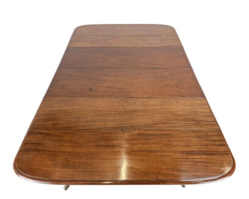 REGENCY METAMORPHIC MAHOGANY EBONYINLAID EXTENDING DINING TABLE C1820 EXPANDS TO 7FT 6IN SEATS 8 - ADDITIONAL PHOTO 7