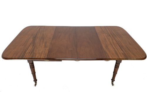 REGENCY METAMORPHIC MAHOGANY EBONYINLAID EXTENDING DINING TABLE C1820 EXPANDS TO 7FT 6IN SEATS 8 - ADDITIONAL PHOTO 9