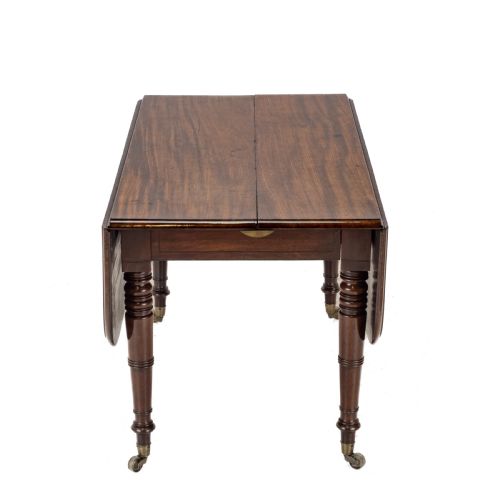 REGENCY METAMORPHIC MAHOGANY EBONYINLAID EXTENDING DINING TABLE C1820 EXPANDS TO 7FT 6IN SEATS 8 - ADDITIONAL PHOTO 13