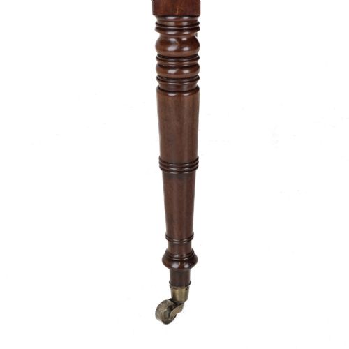 REGENCY METAMORPHIC MAHOGANY EBONYINLAID EXTENDING DINING TABLE C1820 EXPANDS TO 7FT 6IN SEATS 8 - ADDITIONAL PHOTO 16