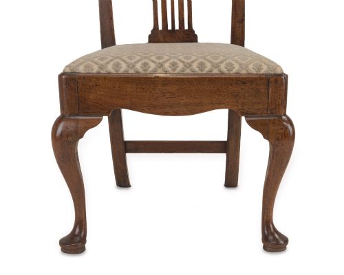 MID18TH CENTURY ENGLISH WALNUT SIDE CHAIR WITH PIERCED SPLAT BACK C17401760 - ADDITIONAL PHOTO 10