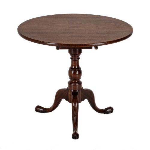 george iiiii period mahogany tripod supper table c1760 birdcage action mid18th century - CATEGORY: ANTIQUE TABLES - DATED 18TH CENTURY