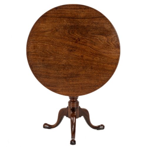 GEORGE IIIII PERIOD MAHOGANY TRIPOD SUPPER TABLE C1760 BIRDCAGE ACTION MID18TH CENTURY - ADDITIONAL PHOTO 1