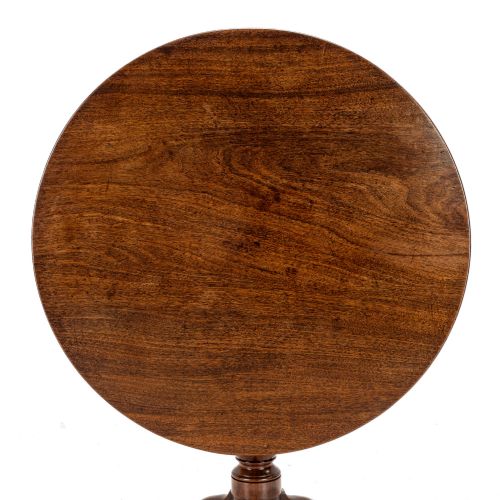 GEORGE IIIII PERIOD MAHOGANY TRIPOD SUPPER TABLE C1760 BIRDCAGE ACTION MID18TH CENTURY - ADDITIONAL PHOTO 3