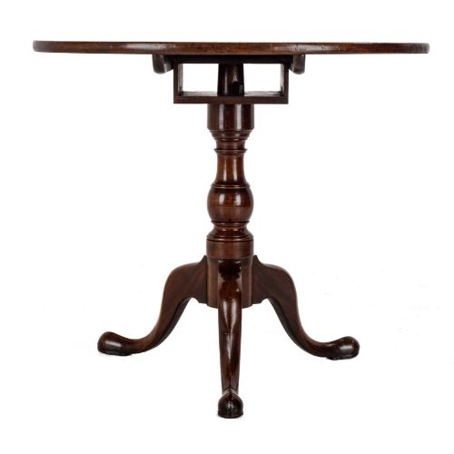 GEORGE IIIII PERIOD MAHOGANY TRIPOD SUPPER TABLE C1760 BIRDCAGE ACTION MID18TH CENTURY - ADDITIONAL PHOTO 6