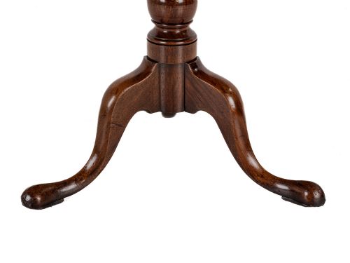 GEORGE IIIII PERIOD MAHOGANY TRIPOD SUPPER TABLE C1760 BIRDCAGE ACTION MID18TH CENTURY - ADDITIONAL PHOTO 10