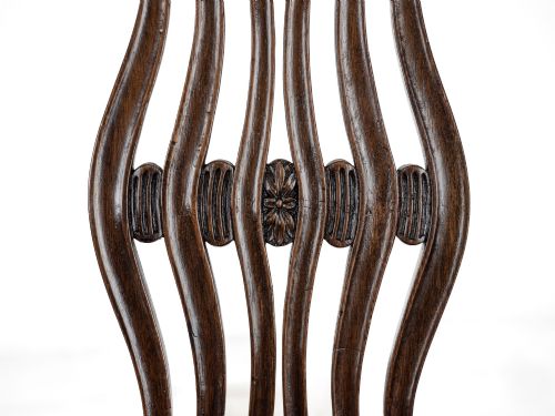 PAIR OF LATE 19THCENTURY MAHOGANY HEPPLEWHITESTYLE ARMCHAIRS CARVERS C1870 - ADDITIONAL PHOTO 10