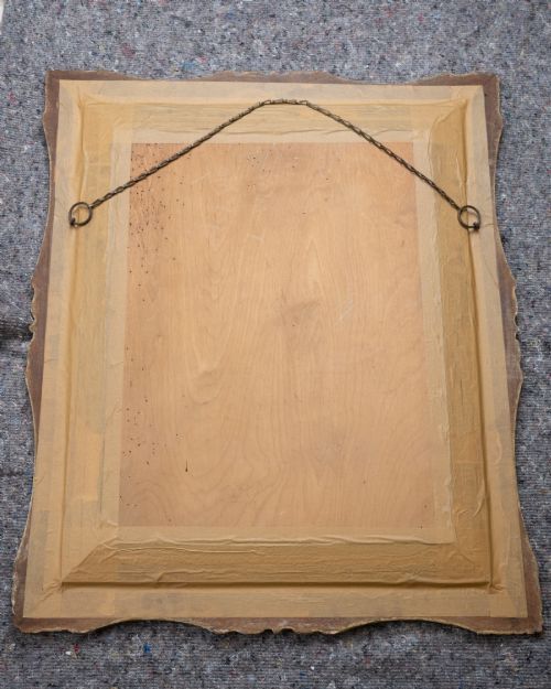 FRENCH ROCOCO REVIVAL OAK AND GILT GESSO WALL MIRROR CIRCA 18701890 LATE 19TH CENTURY LOUIS XV REVIVAL - ADDITIONAL PHOTO 14