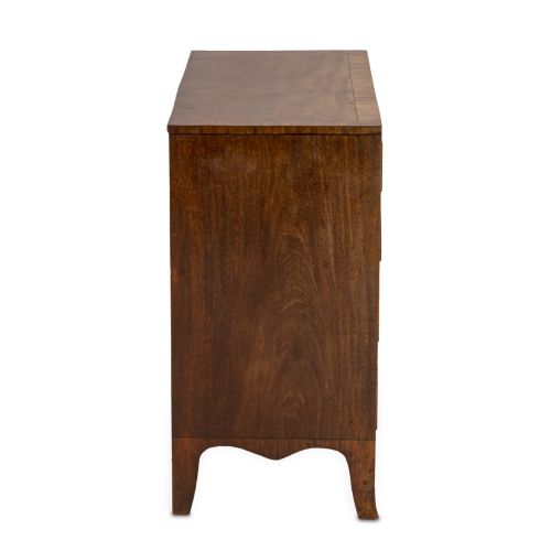 LATE GEORGE III REGENCY INLAID MAHOGANY CADDY TOP CHEST OF DRAWERS C18001820 - ADDITIONAL PHOTO 8