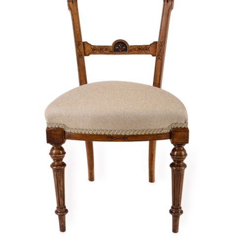 SET OF FOUR ENGLISH SATIN BIRCH DINING CHAIRS REGENCY WILLIAM IV PERIOD C18201835 - ADDITIONAL PHOTO 6