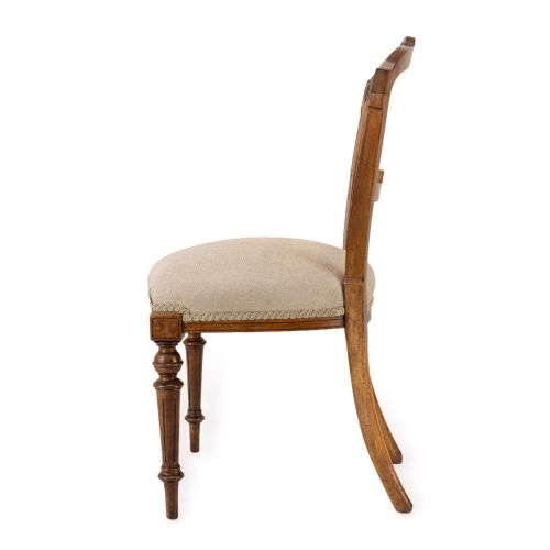 SET OF FOUR ENGLISH SATIN BIRCH DINING CHAIRS REGENCY WILLIAM IV PERIOD C18201835 - ADDITIONAL PHOTO 7