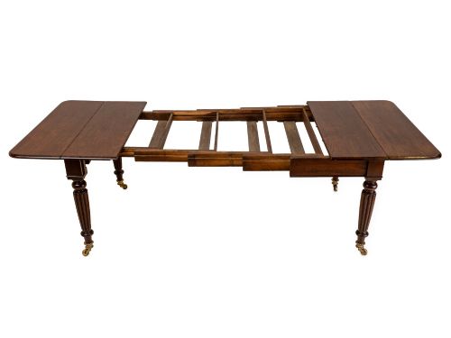 GEORGIAN METAMORPHIC MAHOGANY EXTENDING DINING TABLE C1800 EXPANDS TO OVER 8FT SEATS 8 - ADDITIONAL PHOTO 4